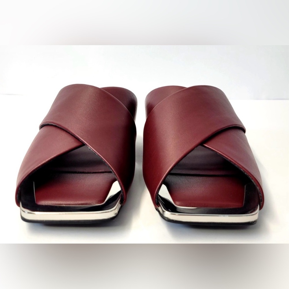 7.5 NEW Katy Perry Collections Size Slide Cranberry Sandals BNIB! - Picture 6 of 12